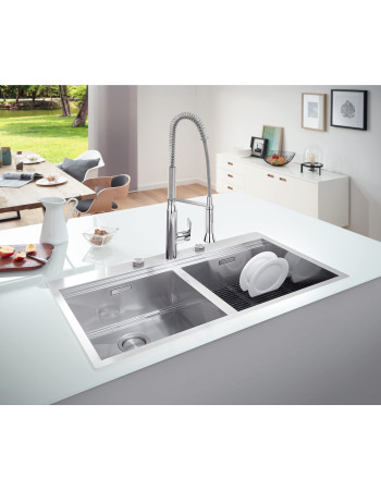 Змішувач для кухні з гнучким виливом Grohe K7 32950000