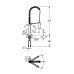 Змішувач для кухні з гнучким виливом Grohe K7 32950DC0