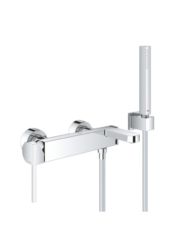 Змішувач для ванни з душовим гарнітуром Grohe Plus 33547003 Змішувач для ванни з душовим гарнітуром Grohe Plus 33547003
