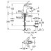 Змішувач для раковини S-розміру Grohe Eurostyle 33558LS3