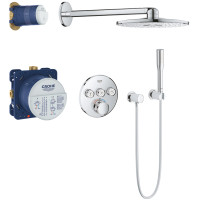 Душова система прихованого монтажу з термостатом Grohe Grohtherm SmartControl 34705000