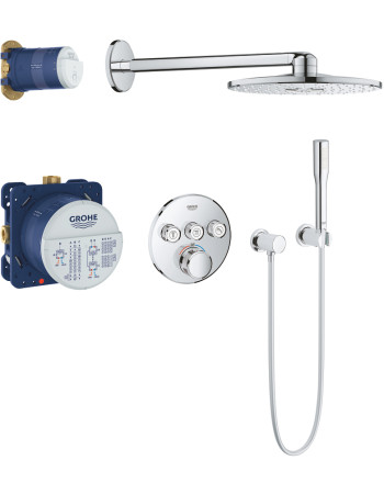 Душова система прихованого монтажу з термостатом Grohe Grohtherm SmartControl 34705000