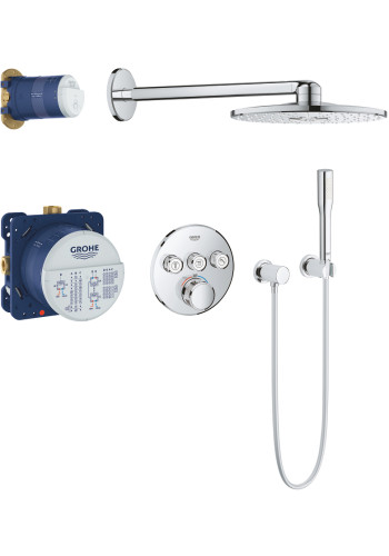 Душова система прихованого монтажу з термостатом Grohe Grohtherm SmartControl 34705000 Душова система прихованого монтажу з термостатом Grohe Grohtherm SmartControl 34705000
