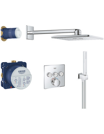 Душова система прихованого монтажу з термостатом Grohe Grohtherm SmartControl 34706000