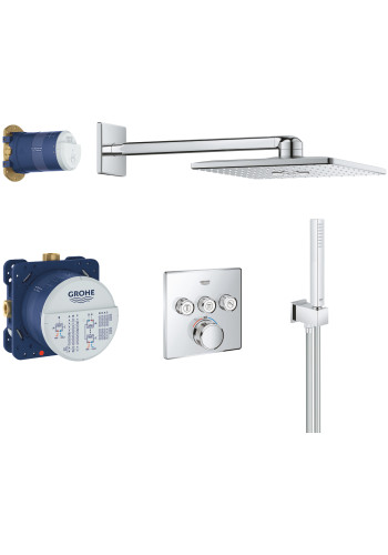 Душова система прихованого монтажу з термостатом Grohe Grohtherm SmartControl 34706000 Душова система прихованого монтажу з термостатом Grohe Grohtherm SmartControl 34706000