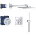 Душова система прихованого монтажу з термостатом Grohe Grohtherm SmartControl 34706000