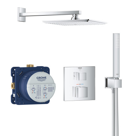 Душова система прихованого монтажу з термостатом Grohe Grohtherm Cube 34741000