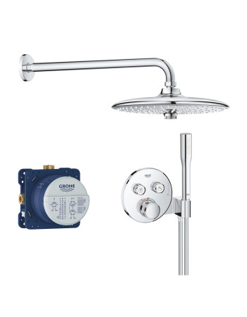 Душова система прихованого монтажу з термостатом Grohe Grohtherm SmartControl 34744000