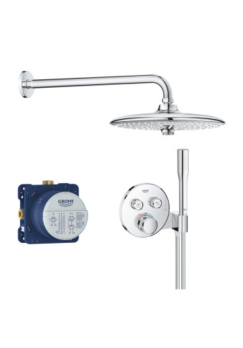 Душова система прихованого монтажу з термостатом Grohe Grohtherm SmartControl 34744000 Душова система прихованого монтажу з термостатом Grohe Grohtherm SmartControl 34744000