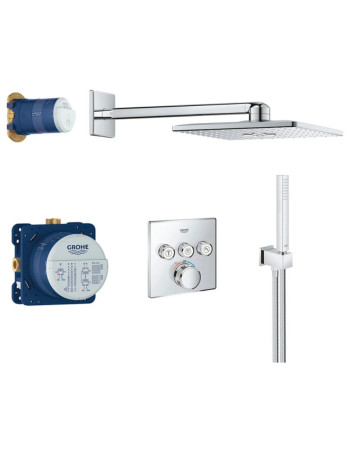 Душова система прихованого монтажу з термостатом Grohe Grohtherm SmartControl 34804000