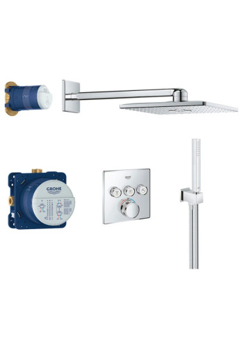Душова система прихованого монтажу з термостатом Grohe Grohtherm SmartControl 34804000 Душова система прихованого монтажу з термостатом Grohe Grohtherm SmartControl 34804000