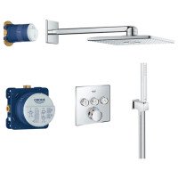 Душова система прихованого монтажу з термостатом Grohe Grohtherm SmartControl 34804000