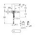 Змішувач для раковини з сенсорним керуванням Grohe Bau Cosmo E 36452000