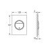 Клавіша змиву S-розмір Grohe Nova Cosmopolitan S 37601000