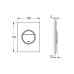 Клавіша змиву S-розмір Grohe Nova Cosmopolitan S 37601DC0