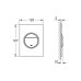 Клавіша змиву S-розмір Grohe Nova Cosmopolitan S 37601SH0