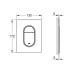 Клавіша змиву S-розмір Grohe Arena Cosmopolitan S 37624AL0