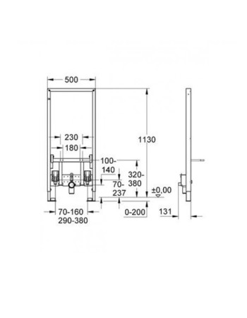 Інсталяція для біде Grohe Rapid SL 38553001