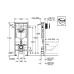 Інсталяція для унітаза 3 в 1 Grohe Rapid SL 38721001