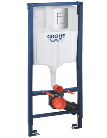 Інсталяція для унітаза Grohe Rapid SL з кріпленнями й клавішею змиву 38772001