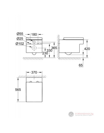 Підвісний унітаз Grohe Eurocube 39244000