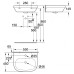 Раковина 55 зі PureGuard Grohe Euro Ceramic 3933600H