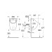 Пісуар Grohe Bau Ceramic 39438000
