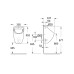 Пісуар Grohe Bau Ceramic 39439000