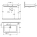 Раковина 60 Grohe Cube Ceramic 3947300H
