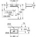 Раковина 45 Grohe Cube Ceramic 3948300H