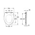 Кришка для унітаза Slim Grohe Bau Ceramic 39923000