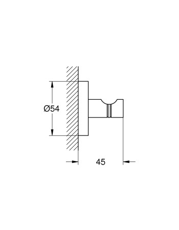 Гачок для халату Grohe Essentials New 40364DL1