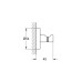 Гачок для халату Grohe Essentials New 40364DL1