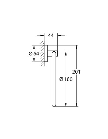 Кільце для рушника Grohe Essentials New 40365001