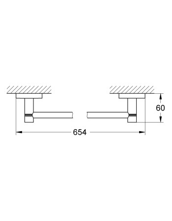 Тримач для рушників Grohe Essentials New 40366001