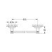 Тримач для рушників Grohe Essentials New 40366AL1