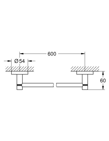 Тримач для рушників Grohe Essentials New 40366GN1