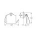 Тримач для туалетного паперу Grohe Essentials New 40367AL1