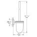 Туалетний йоржик у комплекті Grohe Essentials New 40374DL1