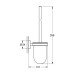 Туалетний йоржик у комплекті Grohe Essentials New 40374GN1