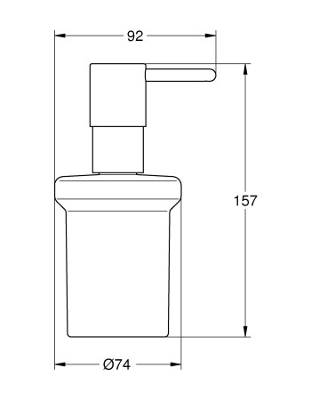 Дозатор рідкого мила Grohe Essentials New 40394DL1
