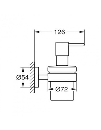 Дозатор рідкого мила Grohe Essentials New 40448001