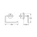Тримач для туалетного паперу Grohe Bau Cosmopolitan Neutral 40457001