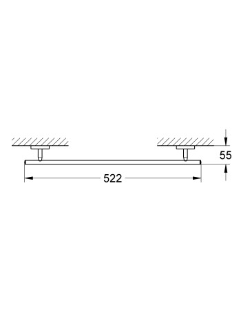 Тримач для рушників Grohe Bau Cosmopolitan Neutral 40459001