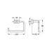 Тримач для туалетного паперу Grohe Essentials Cube New 40507AL1