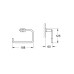 Кільце для рушника Grohe Essentials Cube New 40510001