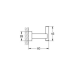 Гачок для халату Grohe Essentials Cube New 40511001