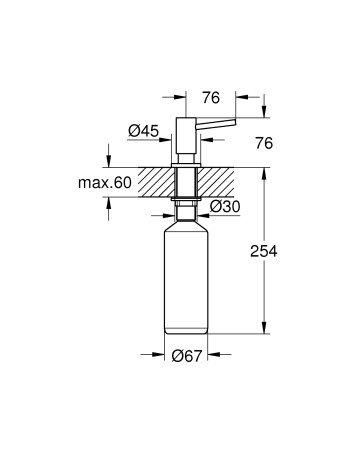 Дозатор для миючого засобу Grohe 40535DC0