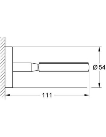 Тримач для аксесуарів Grohe Bau Cosmopolitan Neutral 40585001