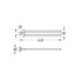 Подвійний тримач для рушників Grohe Essentials Cube New 40624AL1